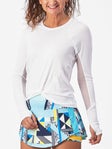 Lucky in Love Women's Wrap It Up Long Sleeve Top