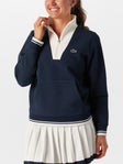 Lacoste Women's Spring Heritage Quarter Zip Pullover