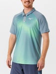 Mizuno Men's Frontier Shadow Polo Blue M