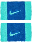 Nike Summer Swoosh Doublewide Wristband Night/Cactus