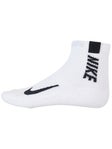 Nike Dri-Fit Half Cushion Quarter Socks (3 Pack) Black SX4835-001 Size  Large (8-12) : : Clothing, Shoes & Accessories