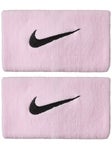 Nike Tennis Premier Doublewide Wristbands - Pink Foam