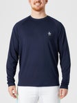 Penguin Men's Core LS Raglan Pull Over - Navy