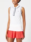 Penguin Women's Core Sleeveless Polo - White