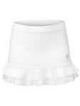 Sofibella Girl's UV Double Ruffle Skirt - White