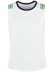 Sofibella Girl's Spirit Wave Trim Tank White S