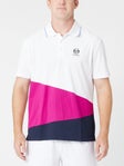 ST x Racquet Mag Men's Mosaic Polo White S
