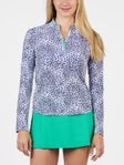Sofibella Women's Green Spirit Half Zip