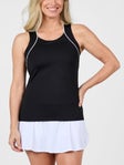 Sofibella Women's Mystic Sunrise Scallop Trim Tank