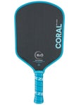 Six Zero Coral Hybrid Pickleball Paddle