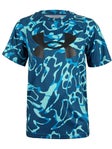 Under Armour Boy's Spring Print Top Wham Blue S