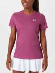 Under Armour Wms Fall Tech Rib Top Fuchsia Dusk XL