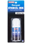 Tourna Racquet Stencil Ink White
