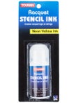 Tourna Racquet Stencil Ink Neon Yellow