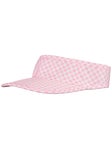 VimHue Girl's Visor - Pink Gingham