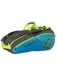 Volkl Tour Combi Bag Charcoal/Neon Blue/Silver