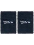 Wilson Core Doublewide Wristbands - Navy