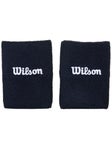 Wilson Core Doublewide Wristbands - White