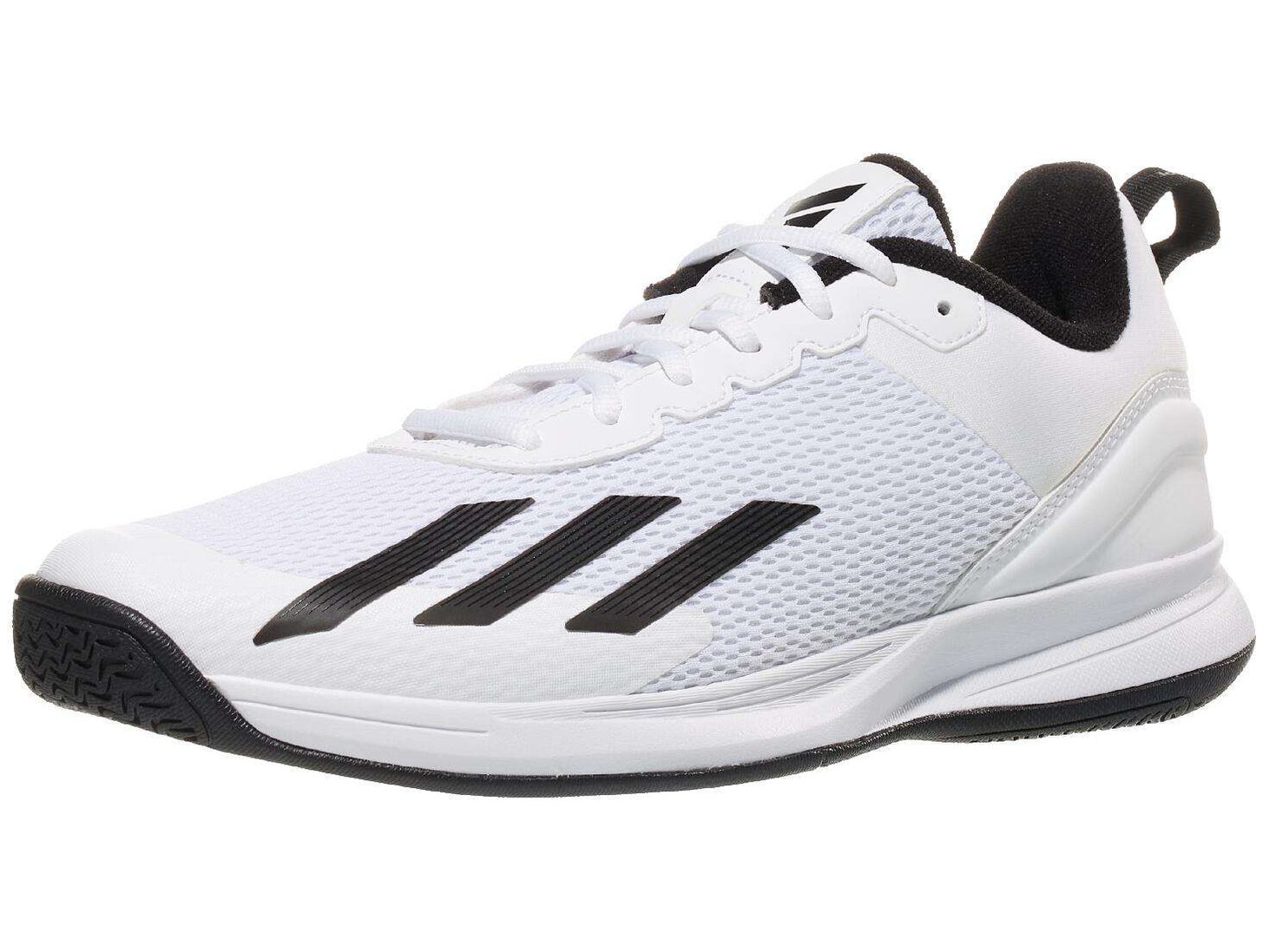 adidas Courtflash Speed White/Black Men's Shoe Tennis Warehouse