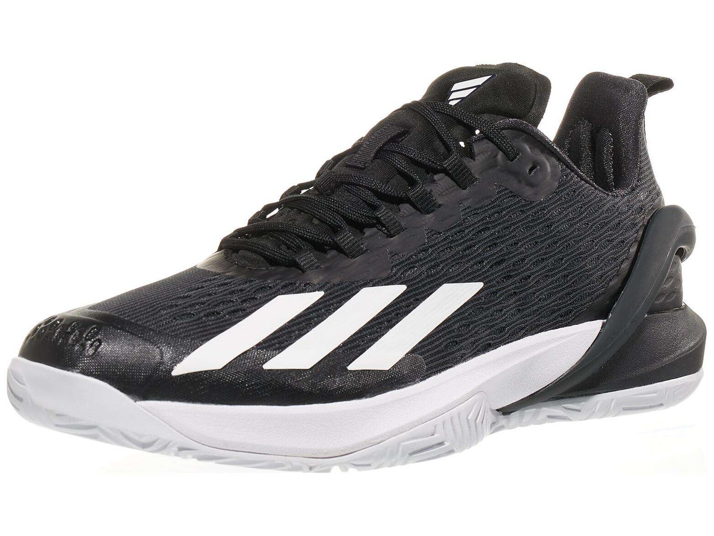 adidas adizero Cybersonic Bk/Wh/Carbon Men's Shoe | Tennis Warehouse