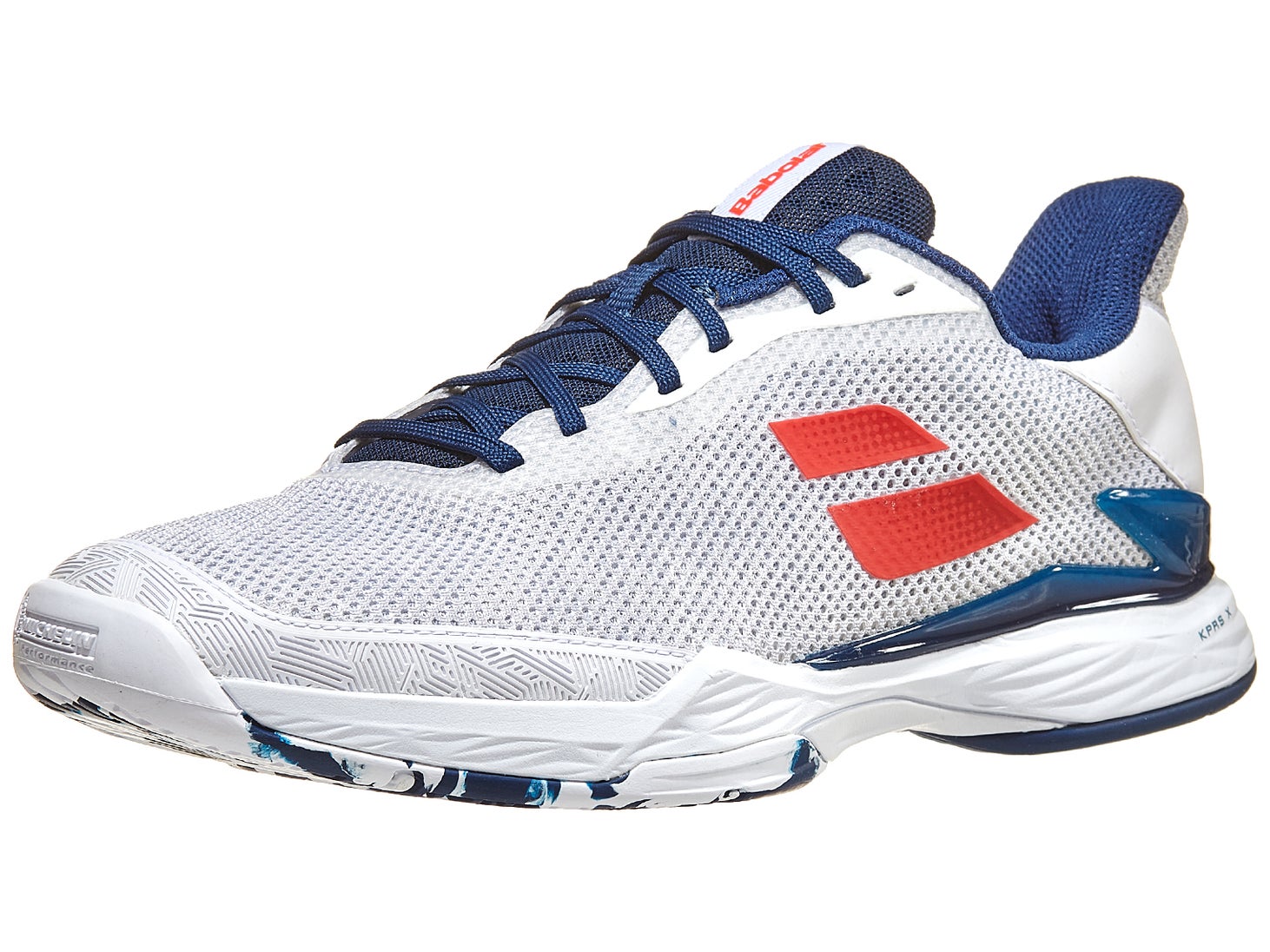 Babolat Jet Tere AC White/Blue Men's Shoes Tennis Warehouse