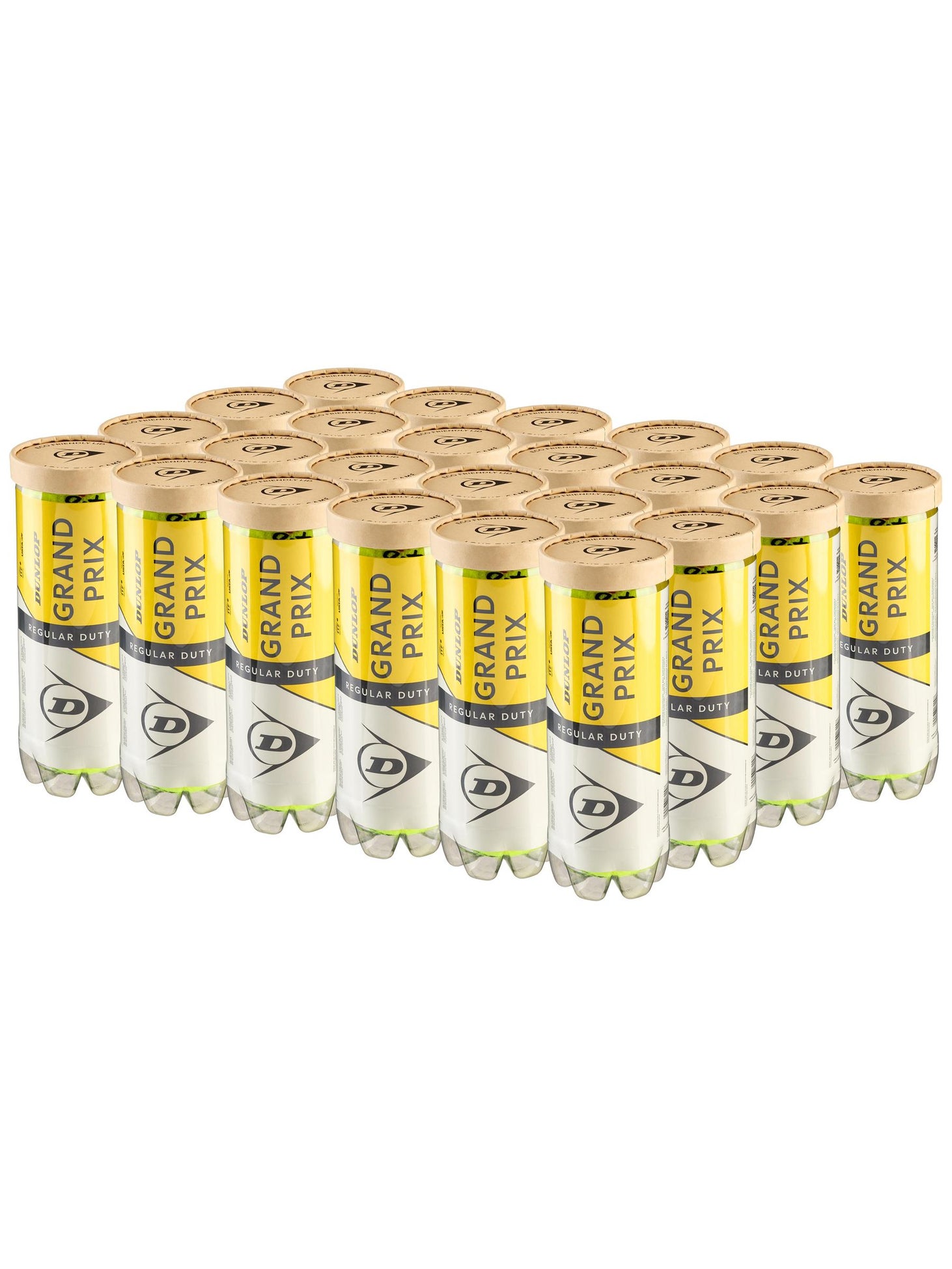 Dunlop Grand Prix Regular Duty Tennis Balls 24 Can Case Tennis Warehouse