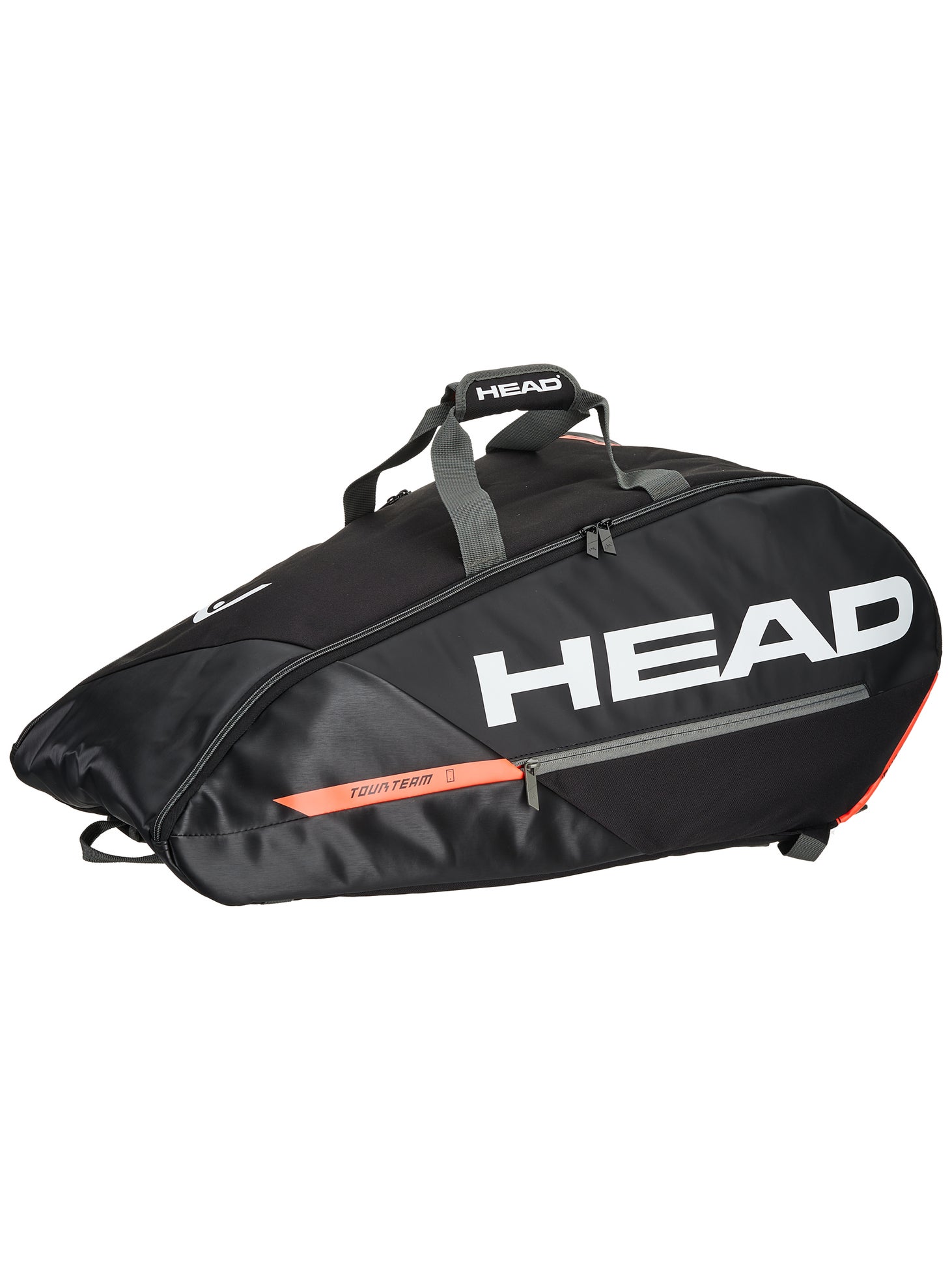 Head Tour Team 9R Bag Black/Orange | Tennis Warehouse