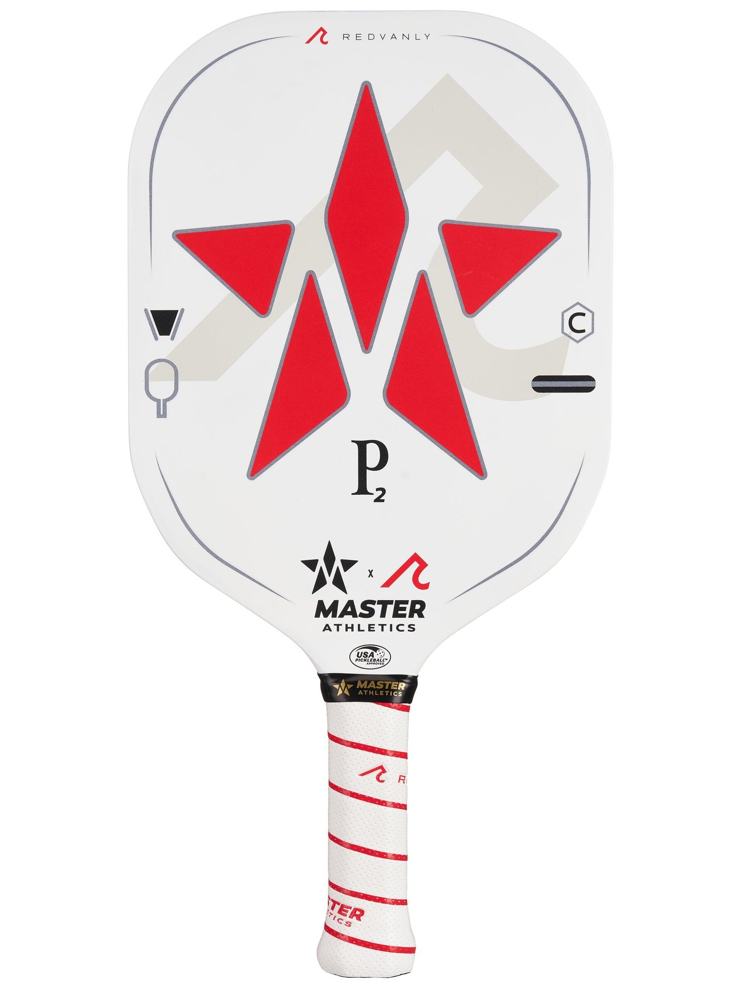 Master Athletics P2 Redvanly Pickleball Paddle | Tennis Warehouse