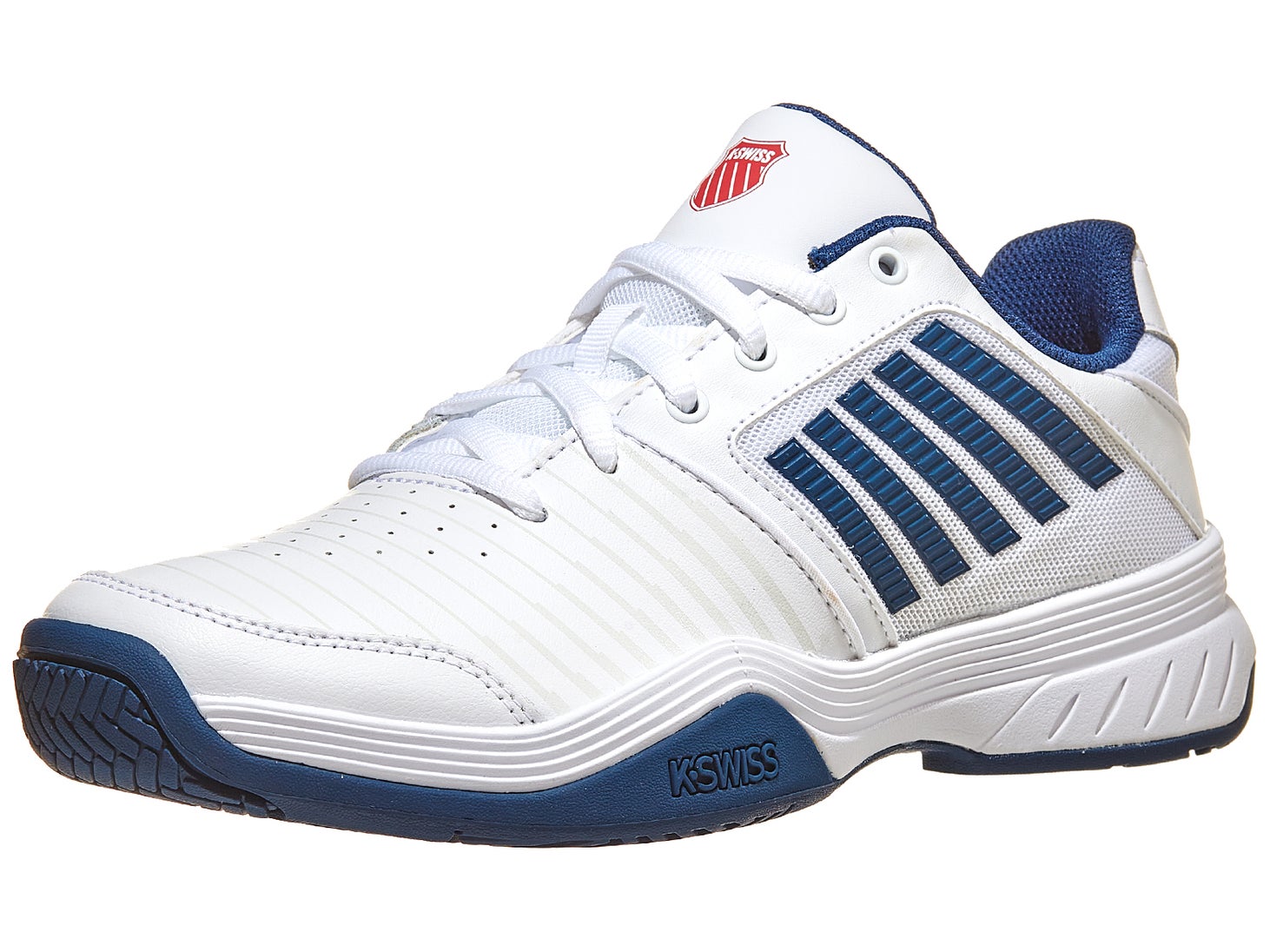KSwiss Court Express White/Blue Opal Men's Shoes Tennis Warehouse