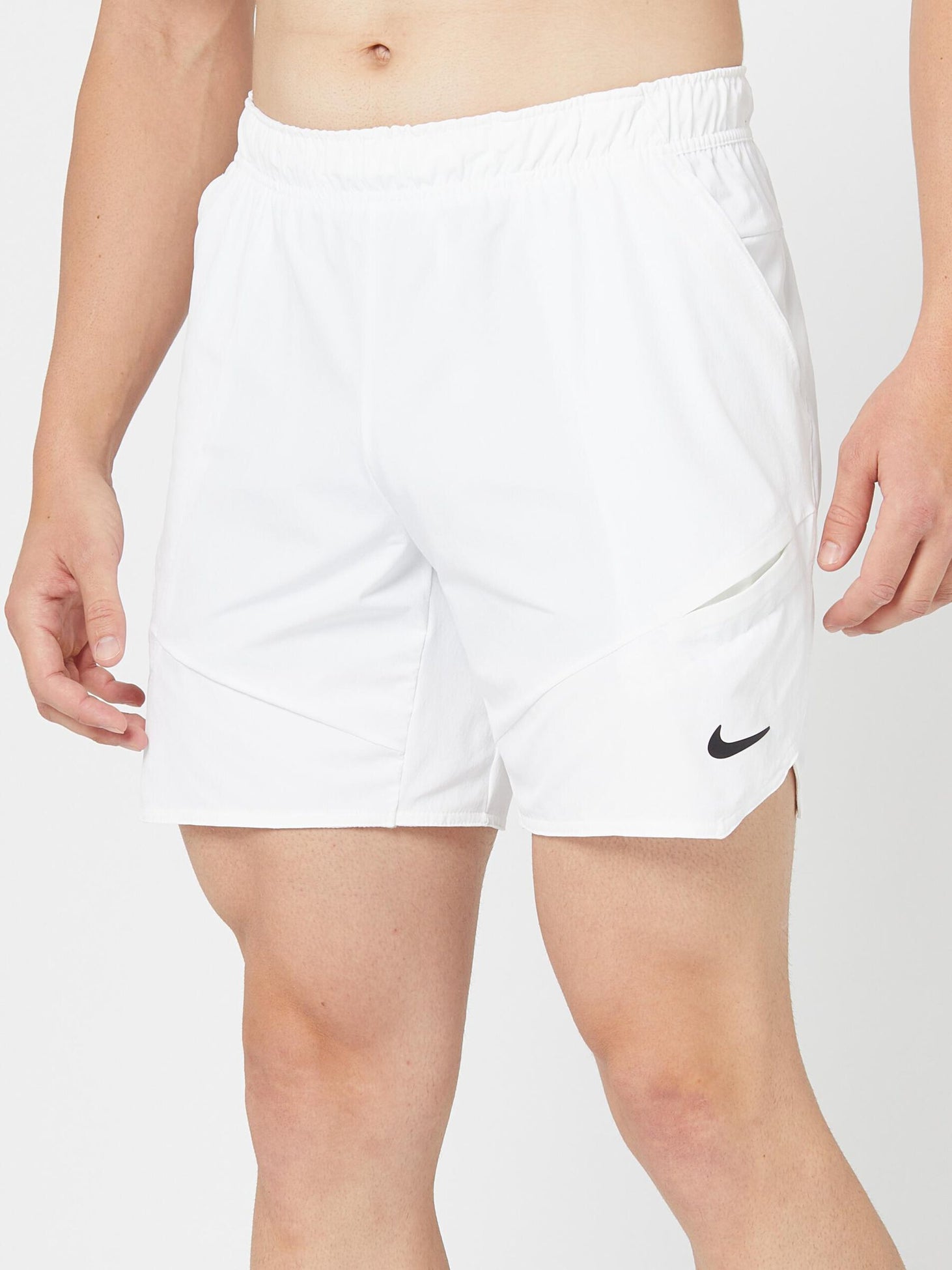 Nike Men's Core Advantage 7" Short White Tennis Warehouse