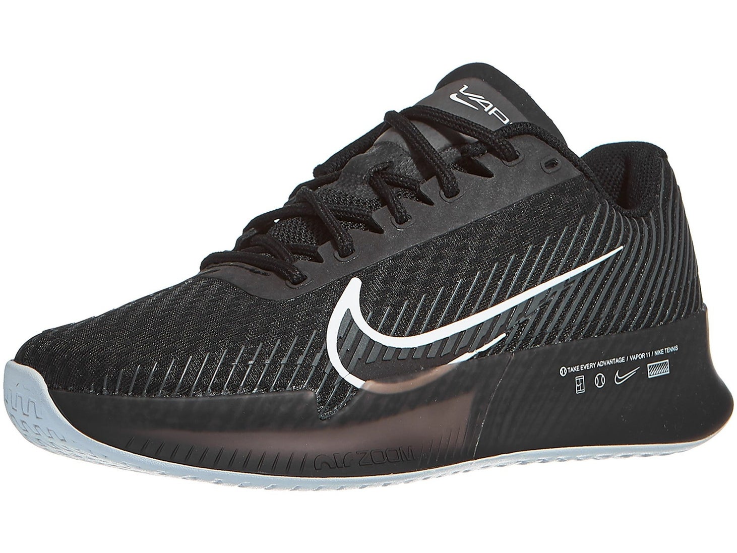 Nike Zoom Vapor 11 Black/White Women's Shoe | Tennis Warehouse