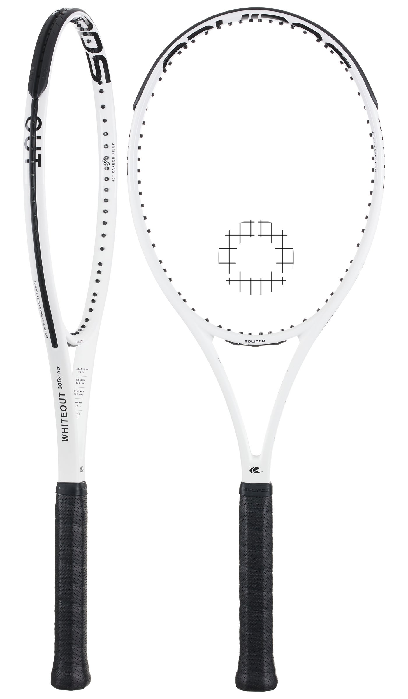 Solinco Whiteout 305 XTD+ Racquet | Tennis Warehouse