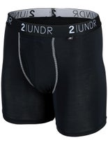 2UNDR Men Swing Shift 6" Boxer Brief Black XL