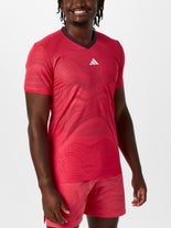 adidas Men's Melbourne Freelift Mesh Top Red S