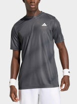 adidas Men's Spring Club Graphic Top Carbon XS