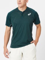 Asics Men's Summer Match Henley Green S