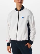 Australian Men's Summer Full Zip Jacket White S