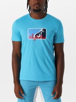 Australian Men's Summer Graphic T-Shirt Blue M
