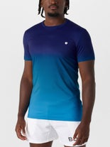 Bjorn Borg Men's Summer Ace Print Top Blue Fade S