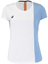 Babolat Girl's 2025 Play Top White 6-8