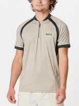 BOSS Men's Winter Matchball Polo Almond L