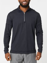BloqUV Men's Long Sleeve Zip Top Black XL