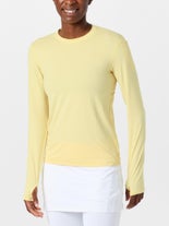 BloqUV Women's 24/7 Long Sleeve Top Lemon XS