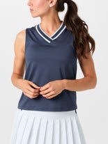 BOAST Women's Fall V-Neck Tank Navy XS