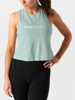 Civile Women's Play Nicely Crop Tank Steele S