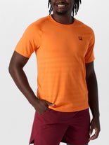 Fila Men's Center Court Seamless Top Orange XL