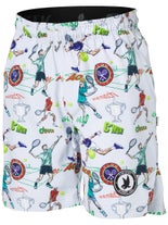 Flow Society Boy's Tennis Short White XL