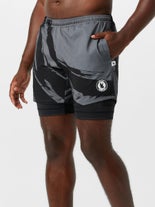 Flow Society Men Enso 2-in-1 Short Charcoal S