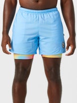 Flow Society Men Gradient Sky 2-in-1 Short Blue XXL