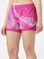 Flow Society Women's Enso 2-in-1 Short Neon Pink M